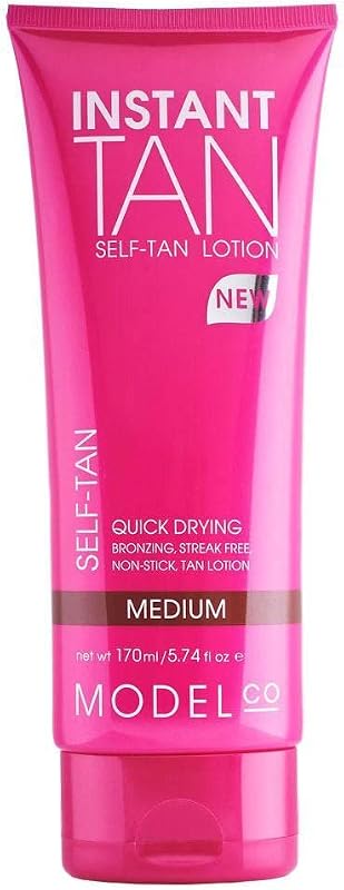 Loção autobronzeadora MODELCO Natural Tan para rosto e corpo, Medium, 163 g