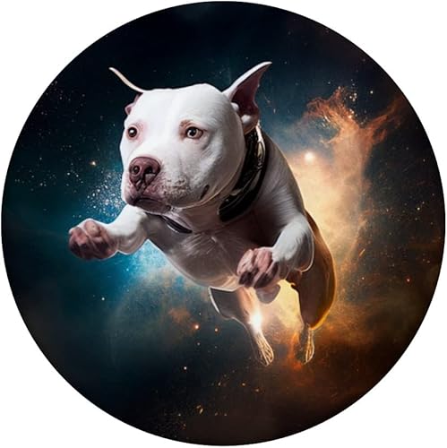 Miniatura 3 de Pitbull - Diseño de ron espacial para perros PopSockets intercambiables PopGrip