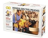 Custom LeatherCraft PK2700 Father & Son Work Apron And Tool Pouch Combo