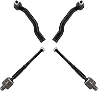 Vista 191 de TRQ - Juego de barras de acoplamiento delanteras interiores y exteriores