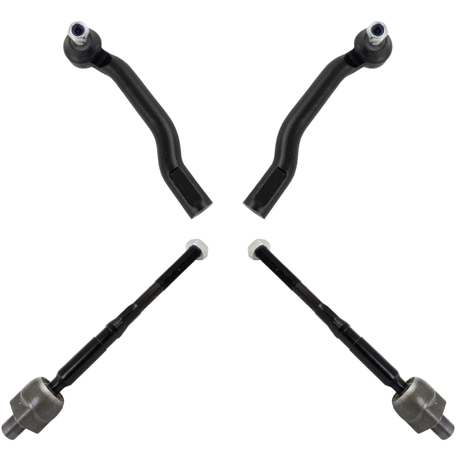 Amazon.com: Inner and Outer Driver and Passenger Side Tie Rod Set