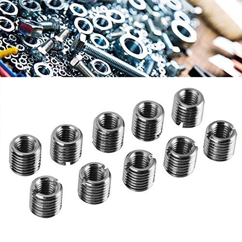 Bordstract BORDSTRACTOK376HN5MX 10Pcs Self Tapping Thread Insert, Externally Threaded Insert Inner M8 X 1.25 Outer M12 X 1.5 Length 12Mm Hardware Accessories thumb #1