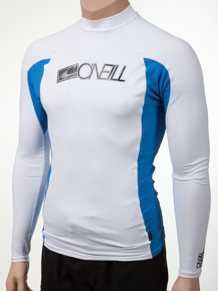 O'Neill Skins Long Sleeve Crew (White)