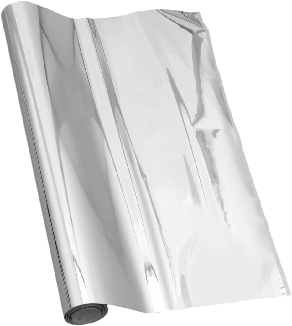 STOBOK 2pcs Self Adhesive Mirror Wall Sticker Non Glass Soft Mirror Decal for Bedroom Living Room and Boys and Girls Rooms Easy to Install Safe