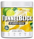 INNOVATIVE BOOSTER-FORMEL | Der TUNNELBLICK enthält eine fein abgestimmte Booster-Formel aus Aminosäuren, Pflanzenextrakten, Koffein und Guarana - perfekt für ein intensives Training.
