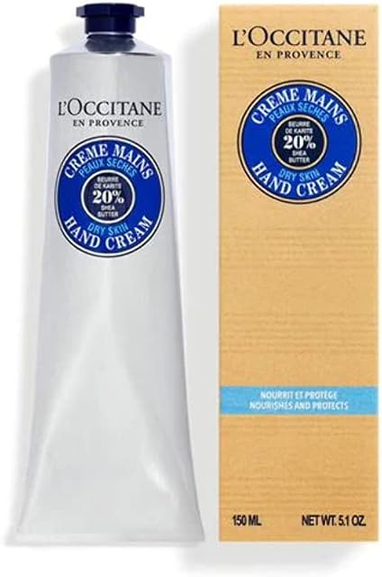L'OCCITANE - Organiczny krem do rąk shea - Nawilżający i odżywczy - Bogaty w organiczne masło shea (20%) - Suche dłonie