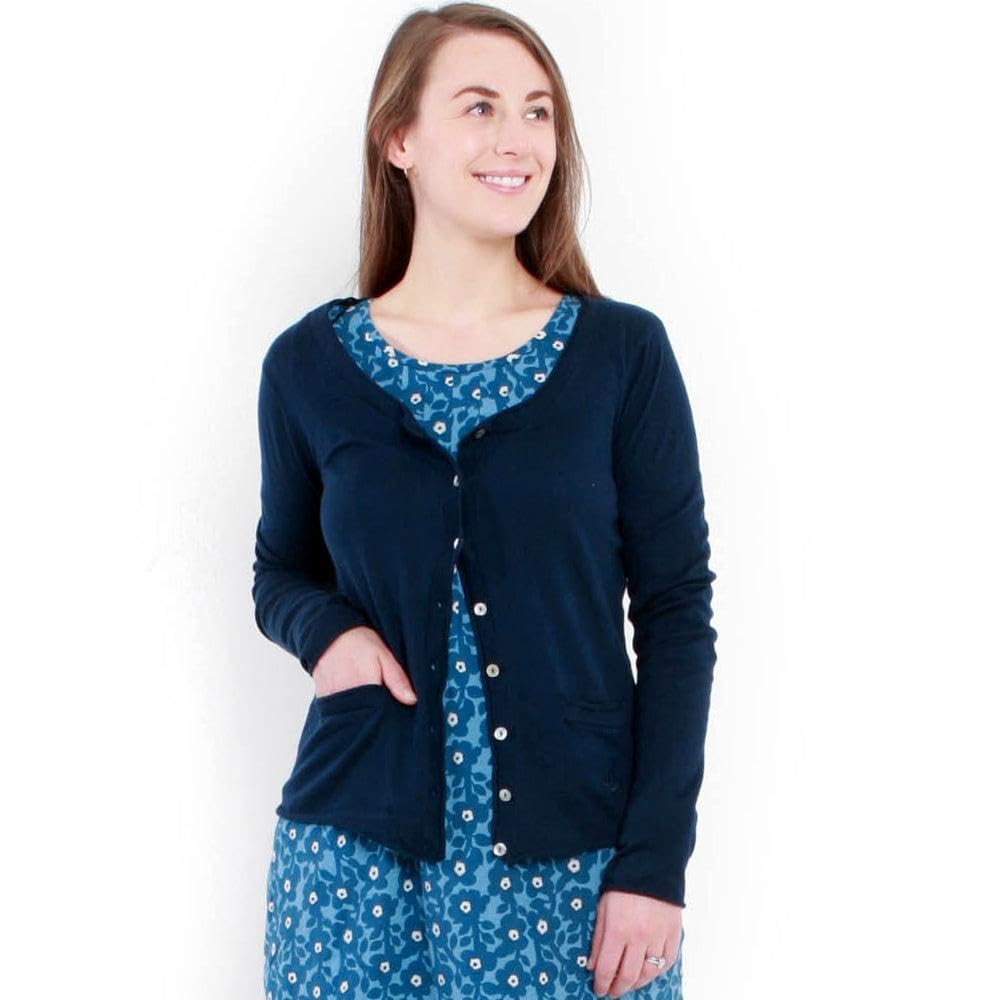 Lazy Jacks - Rebeca de Punto para Mujer (XS) (Marino)