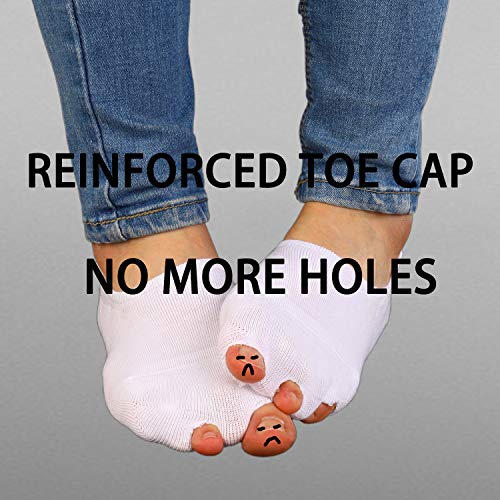 Whisper Deer No Show Liner Socks Women - Size 4-7/7-10/10-13 Low Cut Invisible Cotton Sneaker Socks With Non Slip Grip (3/6/8 Packs) #TOP5