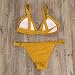 CheChury Bikini Mujer Conjuntos Brasileño Sexy Tanga Mujer Playa Ropa de Baño...