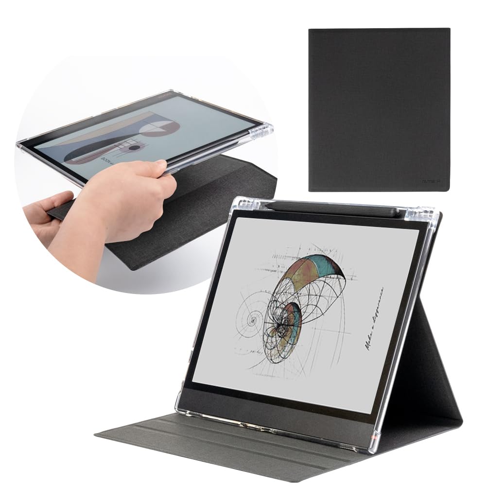 【美品】BOOX Note Air Premium Genuine Leather Sleeve Case for Note Air :: ONYX