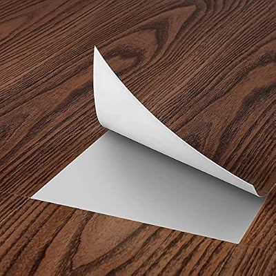 FunStick 6"x36" Brown Wood Peel and Stick Floor Tile Waterproof Walnut Wood Vinyl Plank Flooring Tiles Peel and Stick on Floor Tiles for Bathroom Kitchen Laminate Flooring Sticky Linoleum Tiles 5 Pack