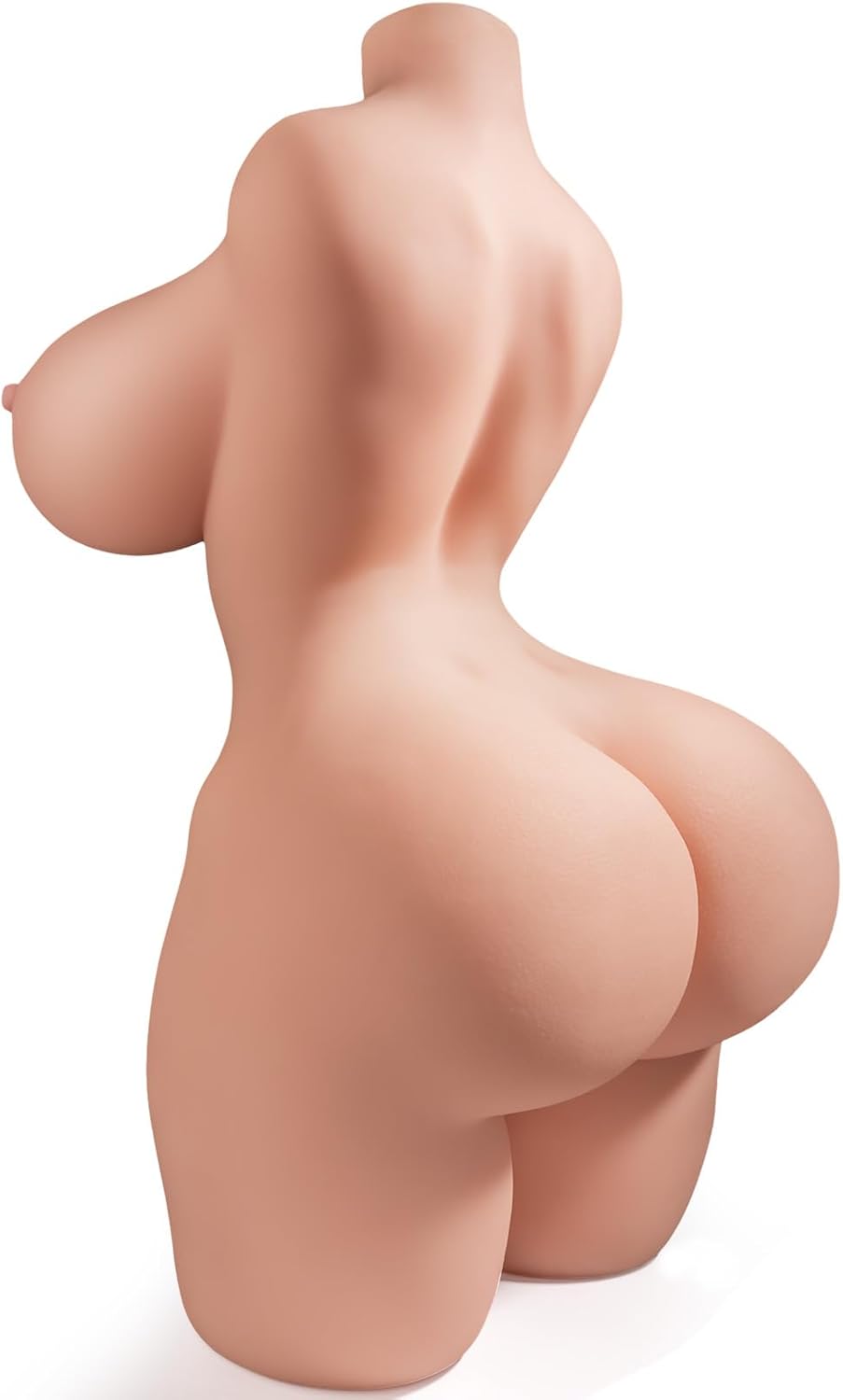 30LB Sex Doll Torso Male Masturbator - Life Size Sex Dolls for Men with 2:1 Hips-to-Waist Ratio Big Boobs Soft Butt Pussy Ass, Realistic Adult Toys with Vaginal Anal Tunnel & Built-in Skeleton