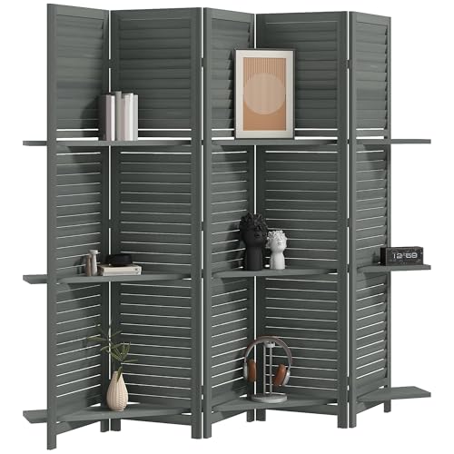 HOMCOM Room Divider, 5 Panel 67