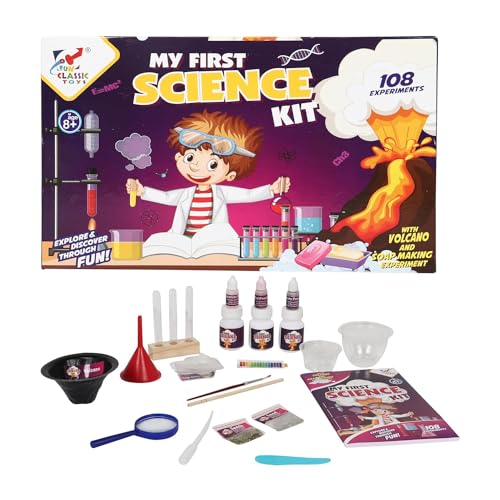 NEO9 Science Kit for Boys and Girls Ages 6+ Year | Birthday Gifts Ideas for Kids| STEM Learning Toys for Kids 6+ Year Olds Safe for childerns(My First Science Kit) (B0CNY5TH49) Amazon Price History, Amazon Price Tracker