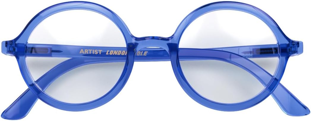 LONDON MOLE Eyewear | Artist Reading Glasses | Round Glasses | Cool Readers | Stylish Reading Glasses | Men's Women's Unisex | Spring Hinges