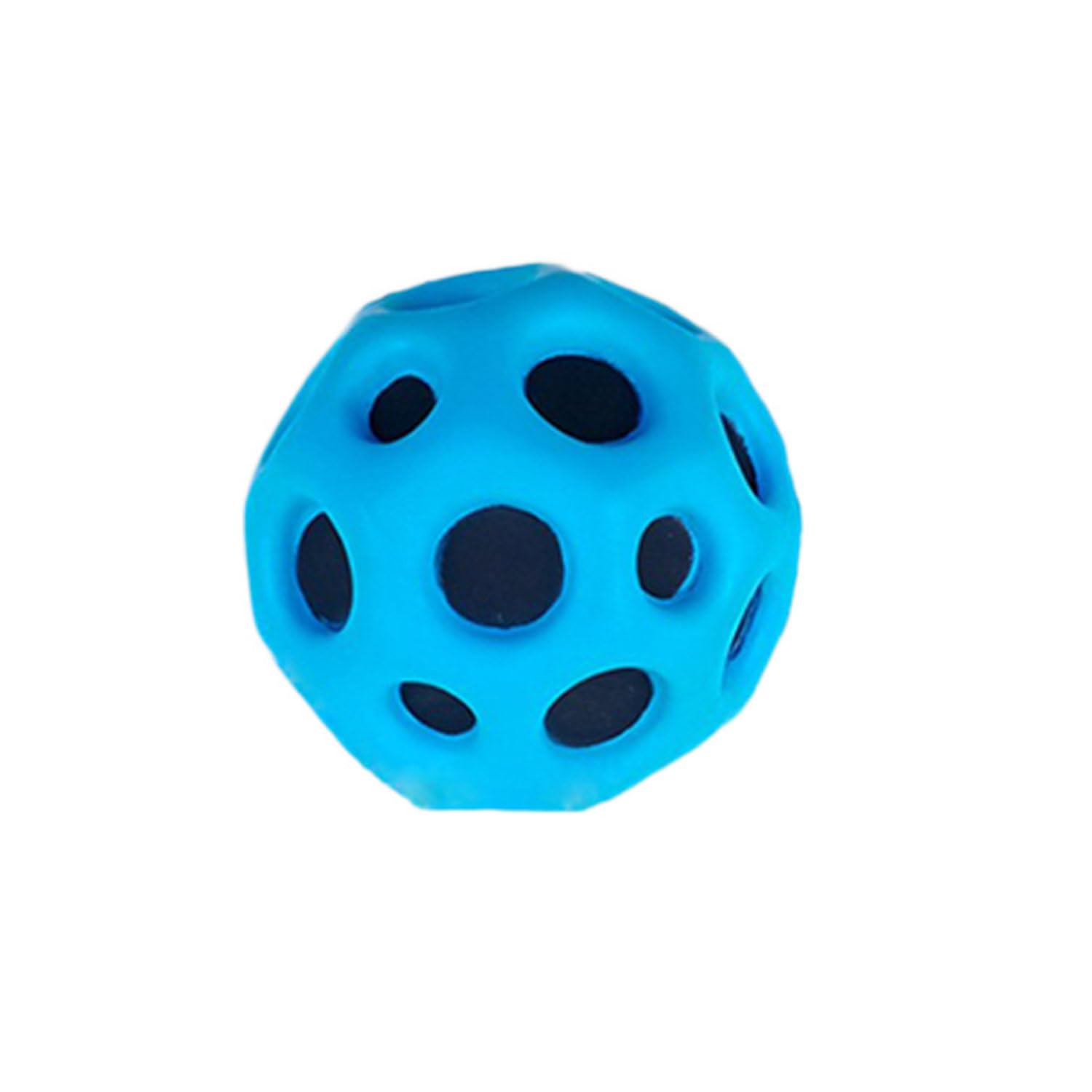 Space Ball with Extreme High Bounce, Bouncy Balls Hole Ball with High Resilience, Mini Bouncing Ball Foam Balls, Space Toys for Kids Party Bag Gifts (Blue)