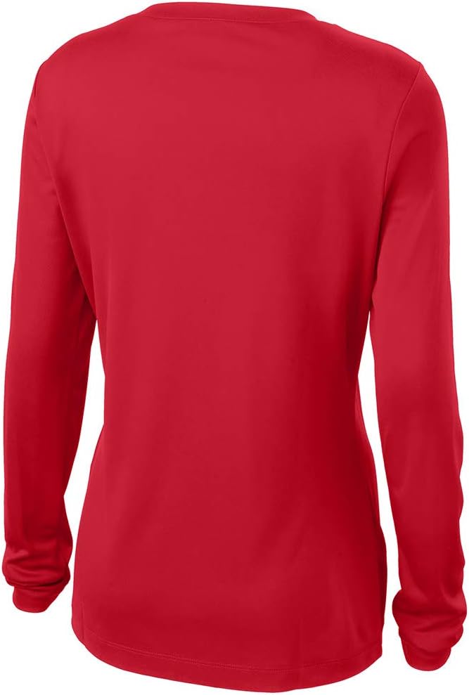 Joe's USA Ladies Long Sleeve Moisture Wicking Athletic Shirt Sizes XS-4XL