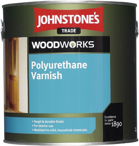 0.75LTR JOHNSTONE'S WOODWORKS Polyurethane Gloss Varnish Jacob Oak