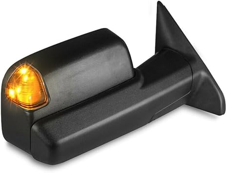 1X Passenger Side Power Heated Tow Mirror Right Front M91302RS CH1321350 12804242R AM766010585 68142668AD 68142668AE 68285864AA 68285864AB 68142668AF
