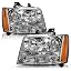 Chrome Housing with Amber Reflector