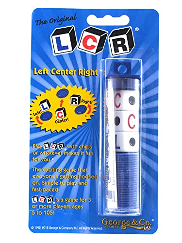 George and Company LCR Single Blister Game Random Chip Colors will be shipped, 5+ years