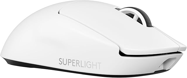 Logitech G G Pro X Superlight 2 Lightspeed 910-006638 Mysz Komputerowa, Biały, 12,5 x 6,35 x 4 cm
