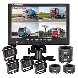 Camion Semirimorchio 9V-36V 9 "4-Split Monitor Schermo Kit telecamera di retromarcia