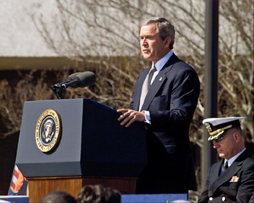 NASA President George W. Bush Photo USA Historical Photos 8x10