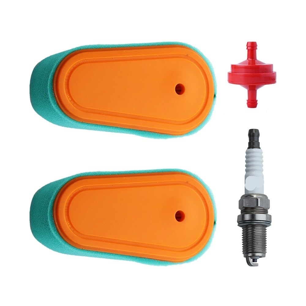 Kit de Filtro de Aire 795066, Paquete de 2, Repuesto Apto for Limpiador de Aire OEM BS 5419796254 con cortacésped prefiltro 796254, Paquete de 2