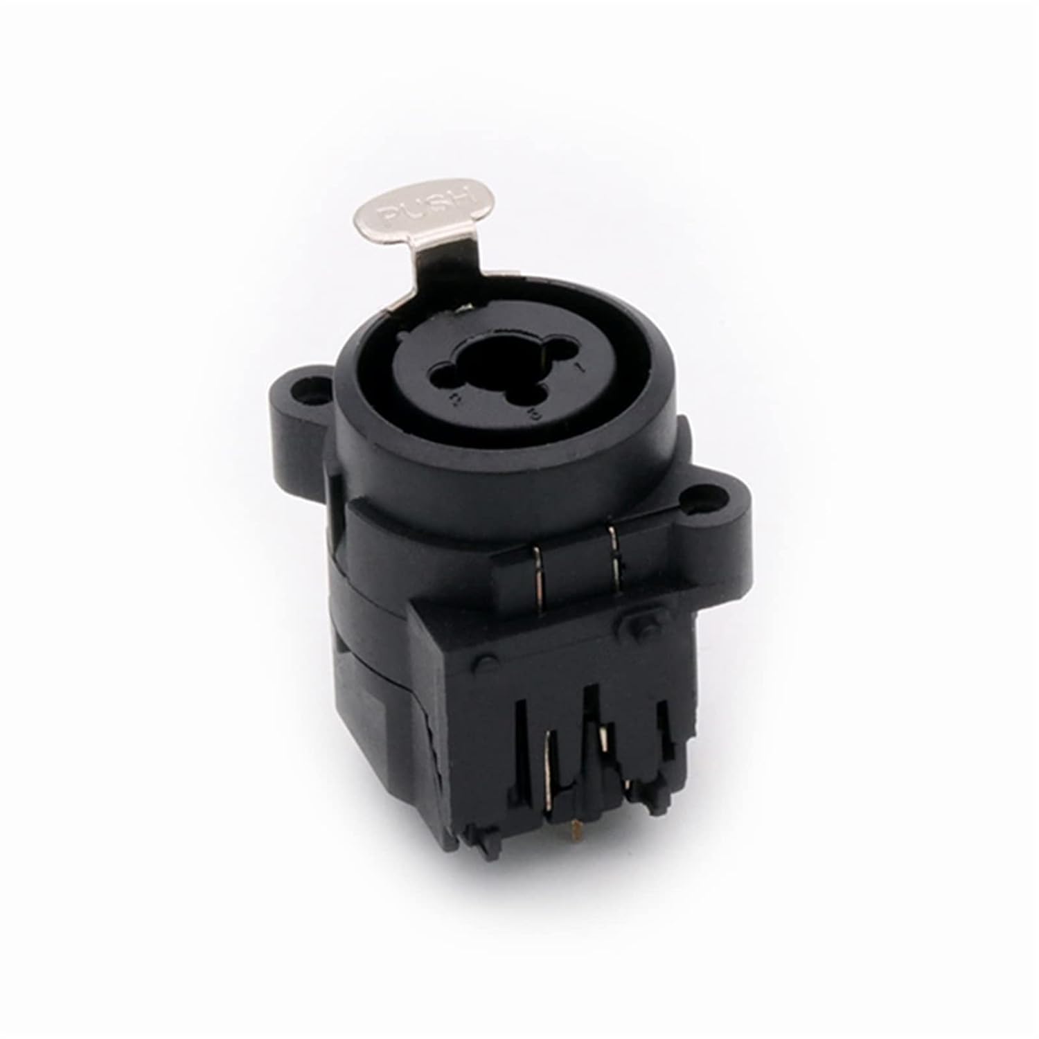 X L R パネルマウントシャーシコネクタ デュアル機能 メスジャック 7ピン X L R メスジャックソケット 直角 10個