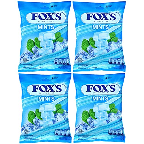 Image of Fox's Crystal Clear Mints 90gms- Pack of 4