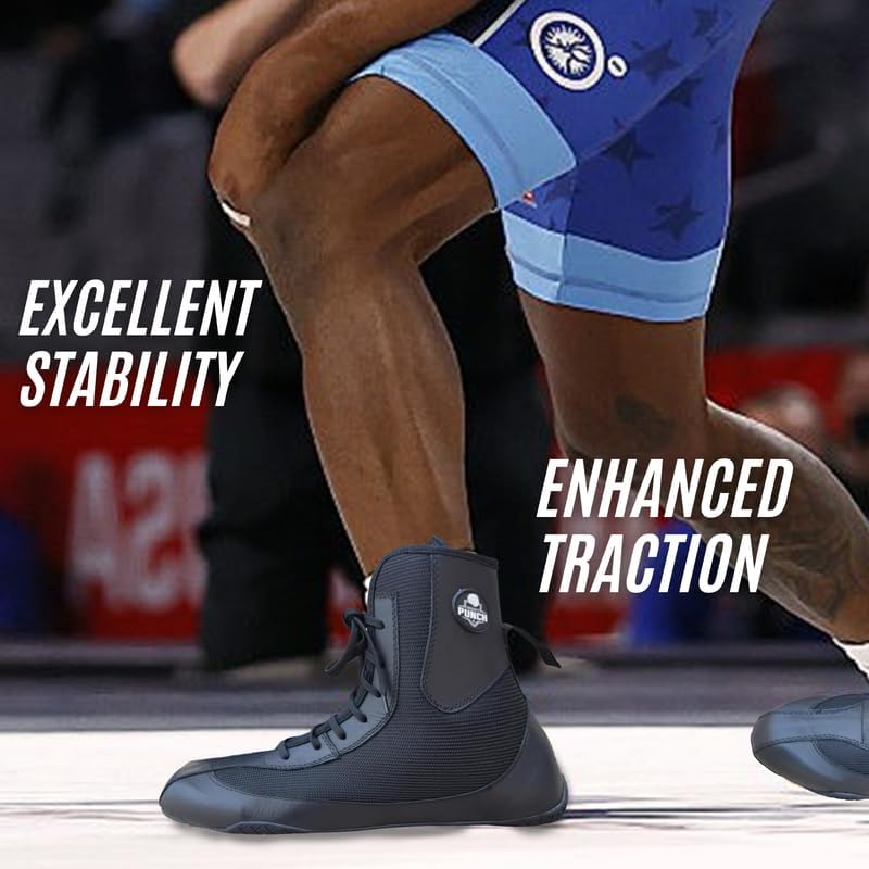 Vista 6 de Rightpunch - Zapatos de boxeo profesionales para hombres y mujeres