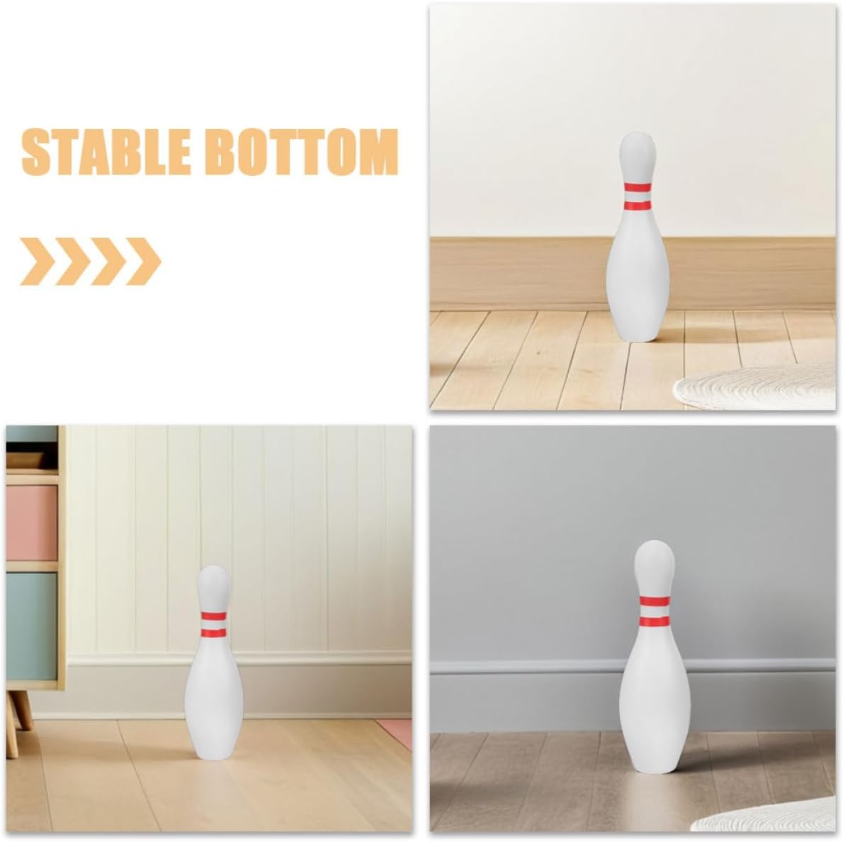 Milisten 12Pcs Bowling Set Interactive Outdoor Indoor Activity for Lightweight Safe Bowling Balls Pins for Birthday Parties and Family Entertainment
