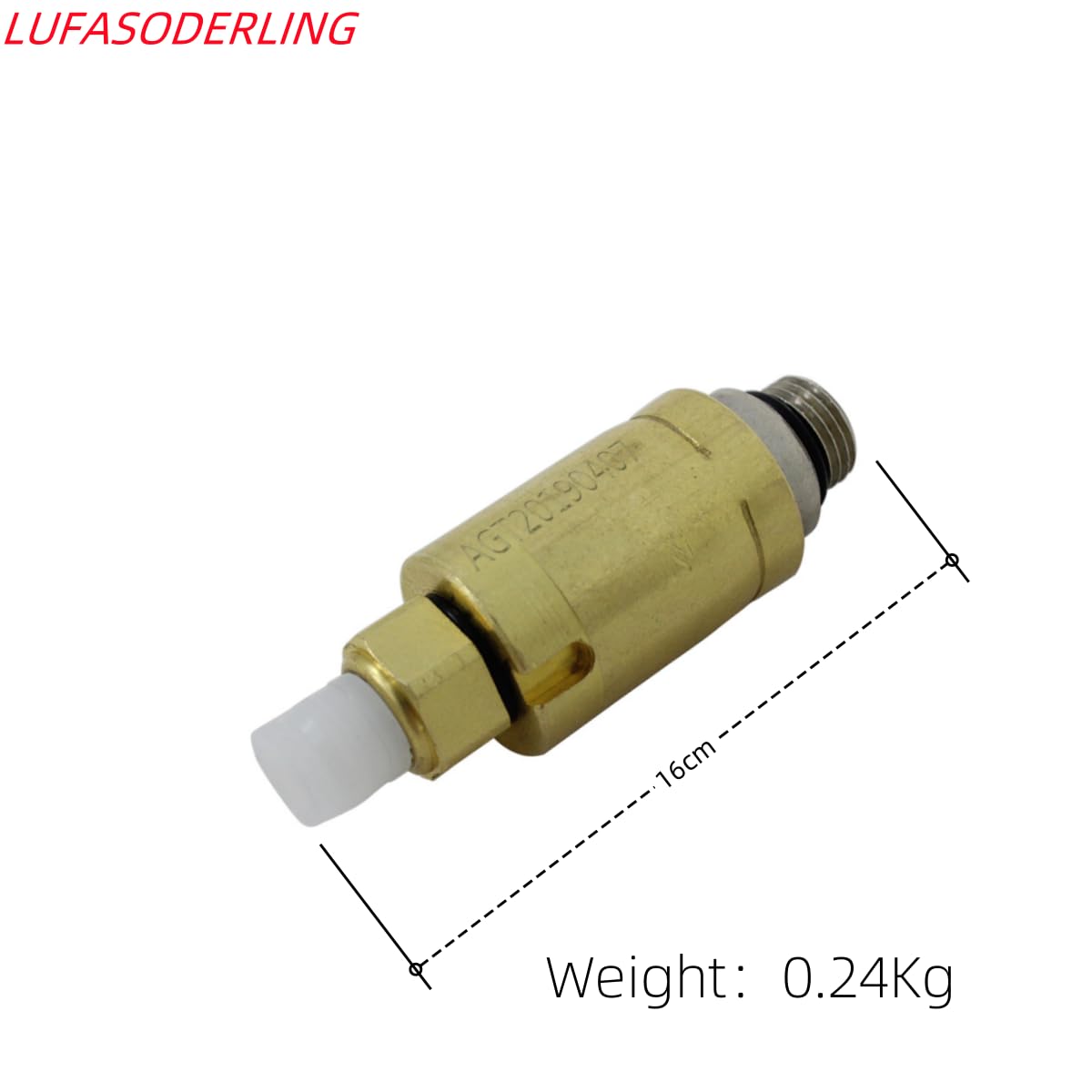 Sospensione pneumatica molla Risidual Pressure M10 Valvola d'aria con Q7 aria Holiding valvola di riparazione in ottone Kit di raccordi per Audi Q7 VW Tourage Porsche Cayenne 958 (4 Set)