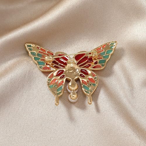 Image of Insect Animal Brooch Pin for Women Rhinestone Lapel Pins Vintage Brooches for Costume Accessories