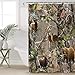 OneHoney Bird Bear Deer Elk Realtrees Real Tree Design Shower Curtain Standard Inch Size 66