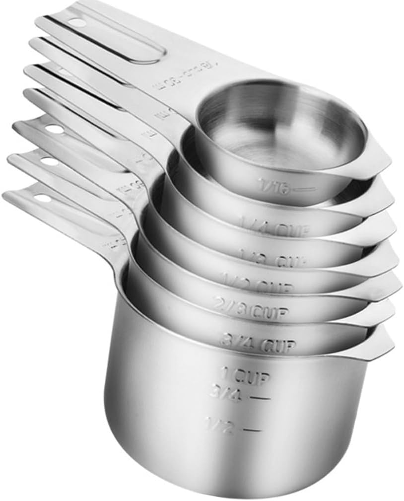 Durable Spoon Set With Engravings Convenient Gourmets Measuring Spoons Set Functional Stainless Steel Kitchen Aids