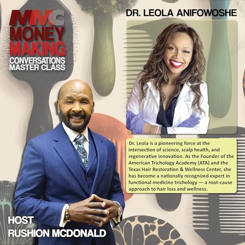 Brand Building: Her husband’s reaction to her baldness inspired her to create effective products. Podcast Por arte de portada