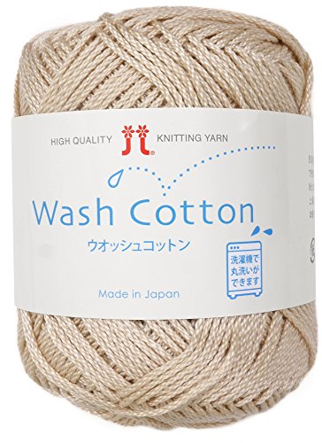 Fil Hamanaka Wash Cotton 40g 102m Col.3 pelote de coton pour crochet et tricot