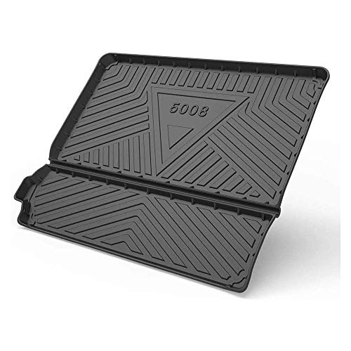 TDDRW Alfombrilla Protectora para Maletero para Peugeot 5008 2017-2019, Almohadilla para Bandeja...