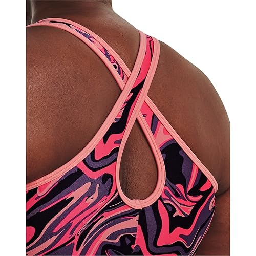 Image of Under Armour Crossback Mid Impact Heather Bra