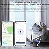 VOCOlinc Smart Tag Tracker Compatibile con Android Google Funzioni Trova o iOS Apple Dov'è App, Bluetooth Localizzatore Trova Oggetti per Chiavi/Portafoglio/Bagaglio/Zaino Borsa, 4 Pezzi Nero