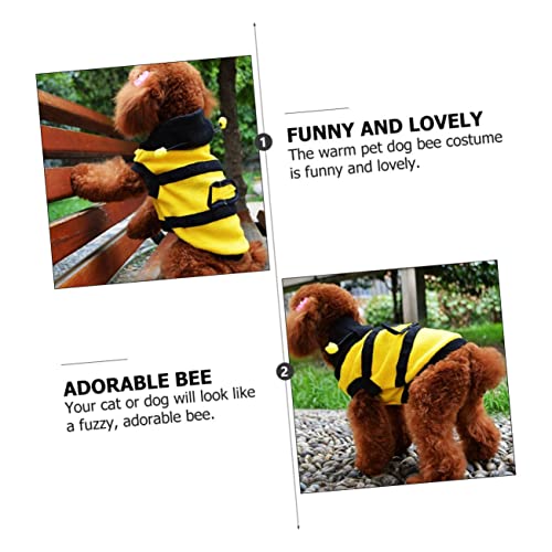 Disfraz de abeja para perro pequeño Toyvian miniatura 5