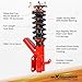 maXpeedingrods Coilovers for Honda Civic 2001-2005 DX/EX/GX/HX/LX/Si, Height Adjustable Coilovers Suspension Kit, Preset Damping Shock Absorber Struts, Lowering Kit Red