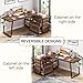 Tribesigns L-Shaped Computer Desk with 3 Drawers, Reversible Corner Home Office Desk with Shelves, 53-Inch Industrial PC Desk Study Writing Table Workstation for Small Space, Rustic Brown