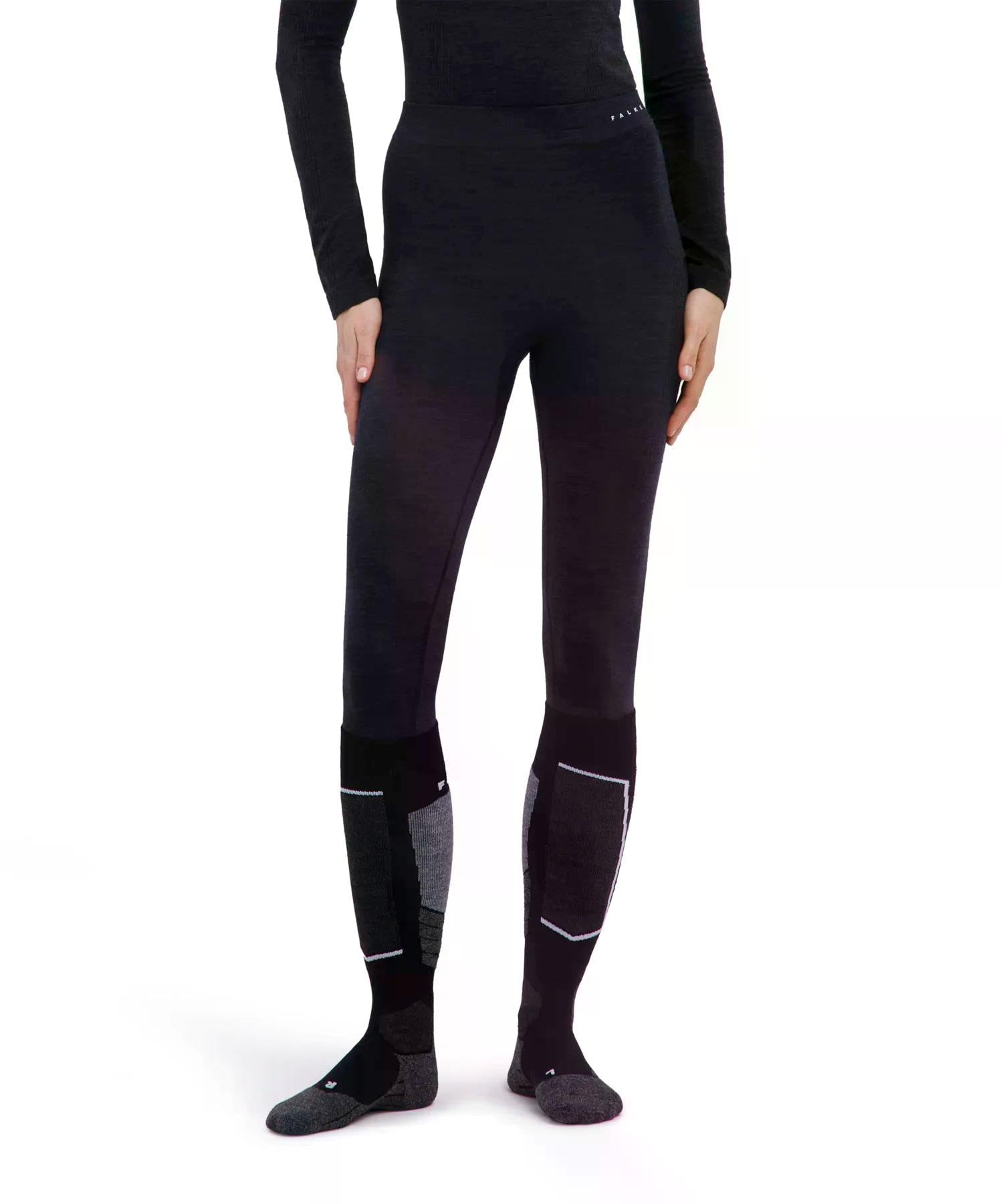 FALKE Donna Wool-Tech Long Calzamaglia Sportiva Tecnica Intimo Funzionale