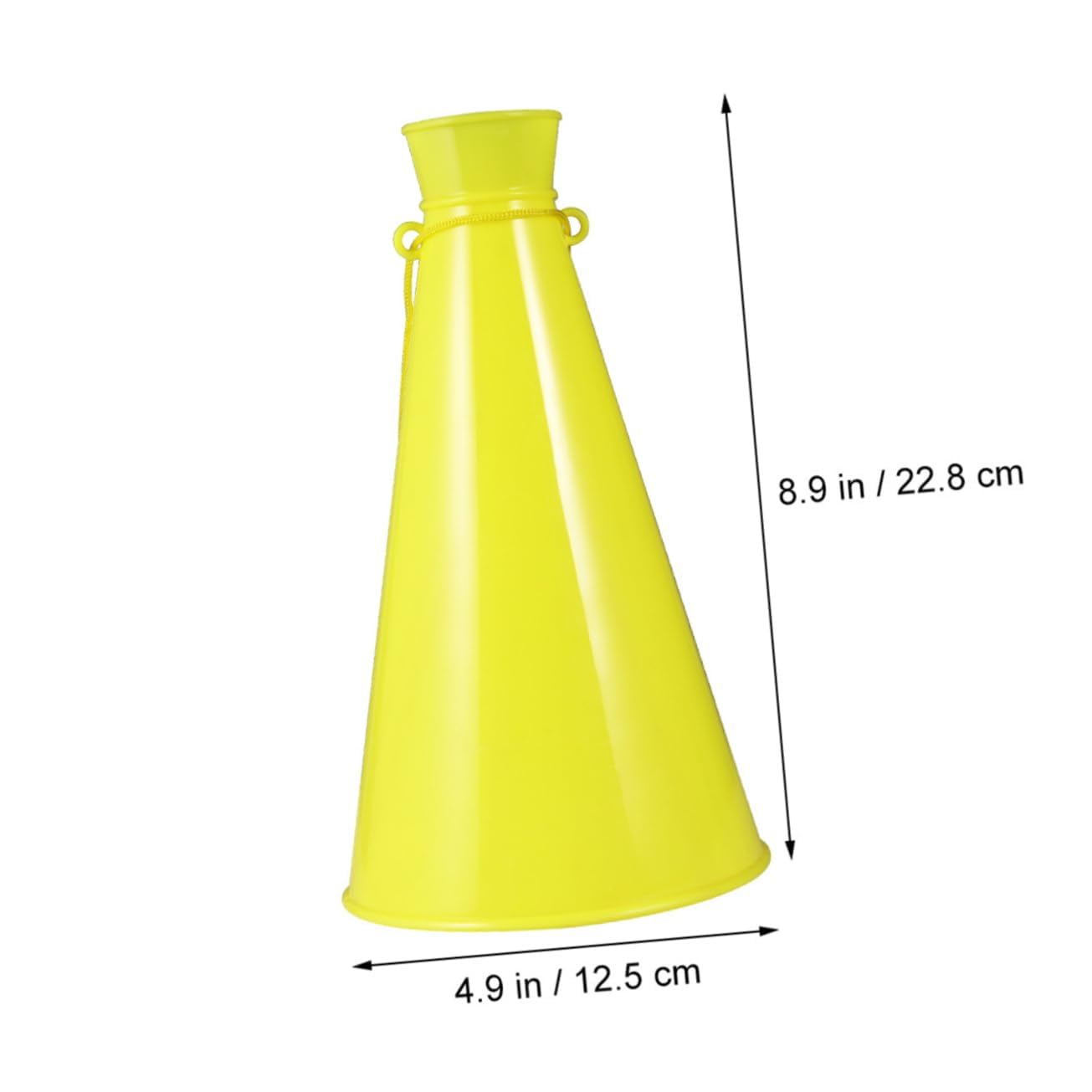 Hemoton 6pcs Colorful Plastic Cheering Horns for Loudspeaker Noise Making Fun Props for Sports Events and Parties Safe and Smooth Material