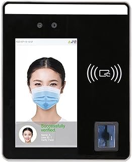 Time CLock, Biometric Fingerprint Face Facial Recognition Time Attendance Machine TCP/IP RFID Card Door Accss Control System P2P Cloud Service Fingerprint Time Attendance (Color : Speedface-H5L-P-IC