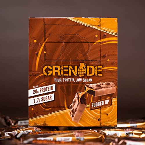 Grenade High Protein Barra baja en azúcar Fudged Up miniatura 5