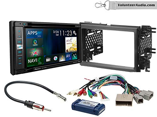 Pioneer AVIC-5201NEX Double Din Radio Install Kit With Apple CarPlay, Navigation, Sirius XM
